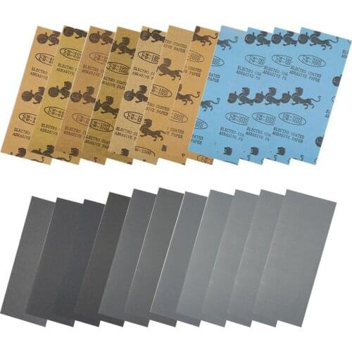 Wet Dry Sandpaper Sheets 400/600/800/1000/1200/1500/2000/2500# Polish Automotive Sandpaper