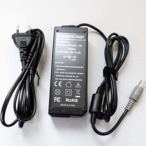 New 90W Notebook Battery Charger Power Supply Cord For IBM Lenovo ThinkPad 20V 4.5A 100-240v 50-60Hz Laptop AC Adapter +Cable