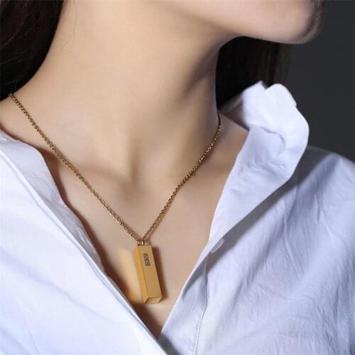 Urn Pendant Necklace Memorial Jewelry Holder for Men Women Remembrance