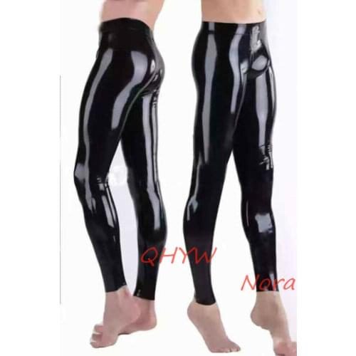 Sexy Latex Man Pants Handmade Men Trousers Cosplay Costume Kakegurui No Zipper