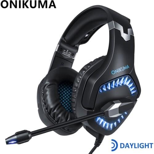 ONIKUMA K1 Camouflage auriculares Gaming Headsets Wired fon de ouvid Headphones With Microphone For Cell Phone PS4 Laptop PC