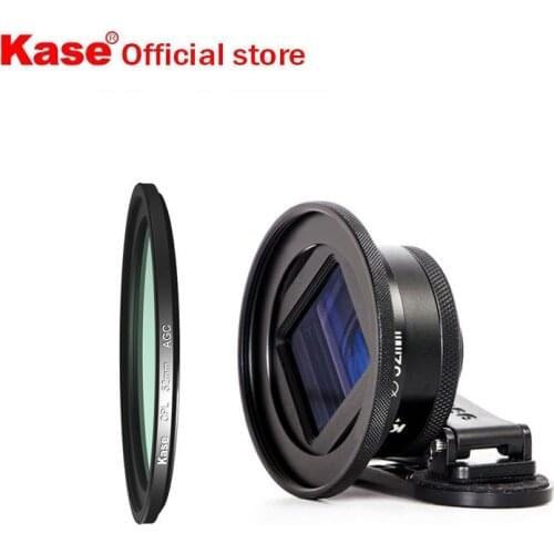 Kase 2.4:1 Widescreen 1.33x Anamorphic Movie Lens with 52mm CPL Filter for Smartphone