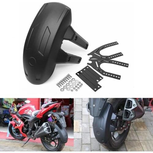 Universal Motorcycle Mudguard Rear Fender Wheel Splash Guard Cover Extension Extender Wheel Cover Guard Motorcycle Parts