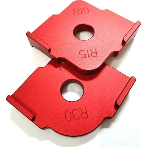 1 Set New Arrival Radius Quick-Jig Router Table Bit R10 R15 R20 R30 Corner Jig Templates For Woodworking Tool