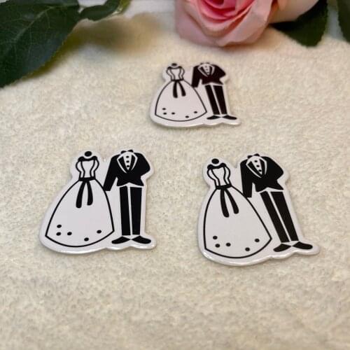 50pc Per Bag of Wedding trinkets and DIY accessories are beautifully dressed to paper