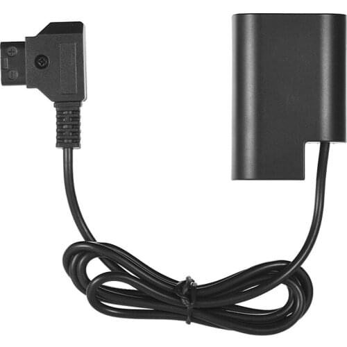 Andoer V-mount /Anton Bauer D-Tap to DMW-DCC12 DC Coupler Cable Dummy Battery Adapter for DMC-GH5/GH4/GH3 Coil Version