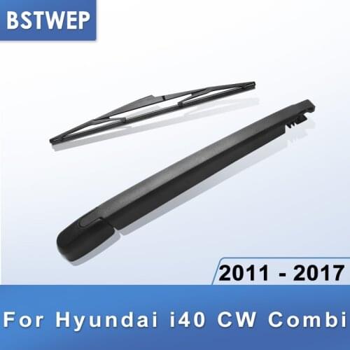 BSTWEP Rear Wiper & Arm for Hyundai i40 CW Combi 2011 2012 2013 2014 2015 2016 2017