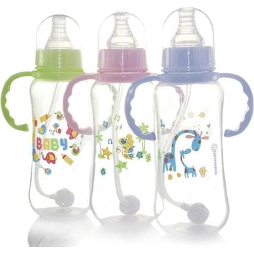280mL PP Plastic Standard Caliber Baby Infant Newborn Feeding Bottle Feeder