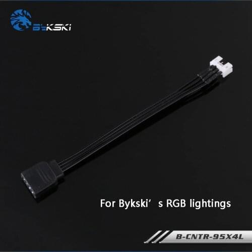 Bykski B-CNTR-95X4L, Asus Aura Synchronous Extension Cables, For 12v 4Pin Header, Only For Bykskis RGB Lighting System