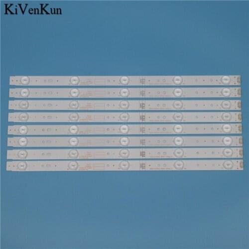 New 8 Piece TV Lamp LED Backlight Strips For Philco PH43E30DSGW PH43E60DSGW Bars line Kit LED Bands Array 5800-W43001-5P00 3P00