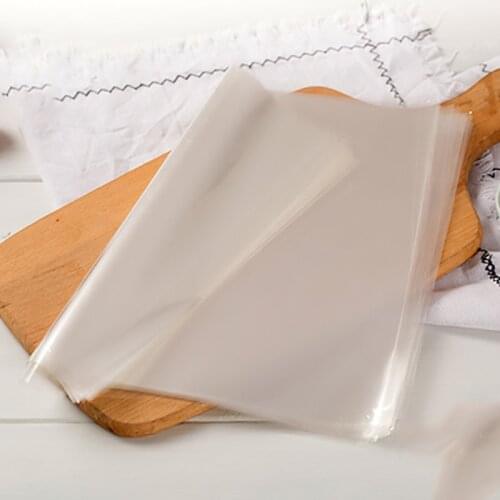 Food Grade Opp Packing Sheet Sandwich Cake Bread Wrapper Transparent Food Cellophane Baking Tools Take-out Food Wrapping Paper