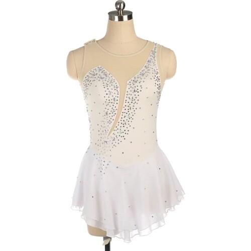 Nasinaya Figure Skating Dress Customized Competition Ice Skating Skirt for Girl Women Kids Gymnastics 18 colors 516