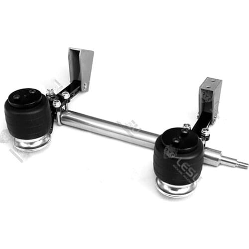 Rc Truck Unpowered Axle Airbag Suspension Trailer Tires Wheels Rims For 1/14 Rc Engineering Trailer Truck