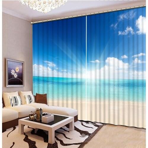 Luxury Blackout 3D Window Curtains For Living Room Bedroom Customized size sunlight curtains Blackout curtain