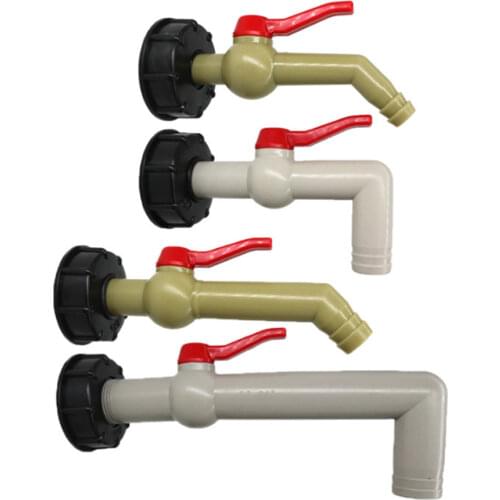 S60x6 cap Thread Plastic water tank fittings Garden irrigation connector Valve Hose Switch Fittings IBC tank Joints S60x6 cap T