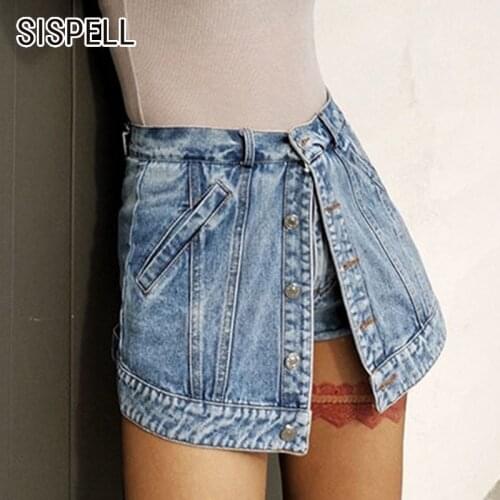 Женские джинсовые шорты SISPELL China At AliExpress