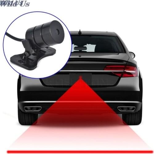 LED Car Motorcycle Laser Fog Light Anti Collision Tail Lamp Auto Moto Braking Parking Signal Warning Lamps Car fog light