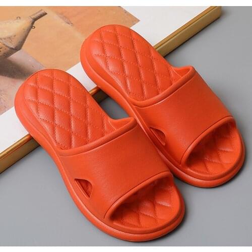 Platform EVA Slippers Female Indoor Non-Slip Household Soft Bottom Bathroom Bath Slipper Male Massage Slippers Mens House Shoes