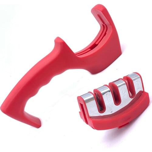 3 Stages Knife Sharpener Professional Whetstone Kitchen Sharpening Stone Tungsten Diamond Ceramic Grinder Chef Accessories Tool