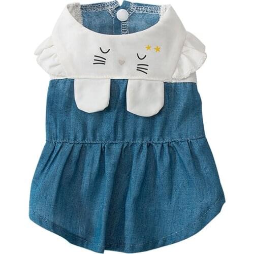 Cute cartoon Rabbit Ear Hoodie Sweater spring Puppy Outfit dog clothing chihuahua yorkies bulldog Pet clothes for small dog cat