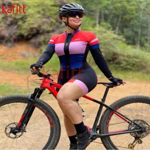 Kafitt Cycling Shorts Roupas De Ciclismo Feminina Em Promoção Roupas Femininas Triathlon Professional Sports Suit Jumpsuit NEW