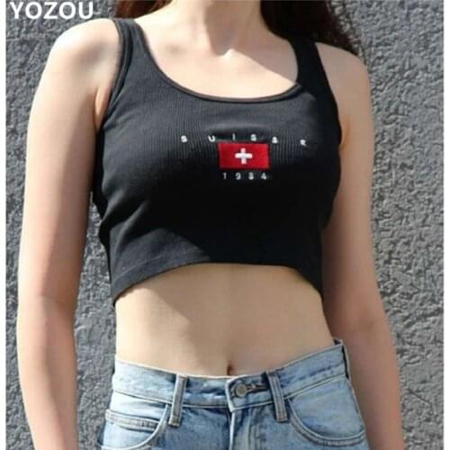 Women's Cropped Tank Tops YOZOU China