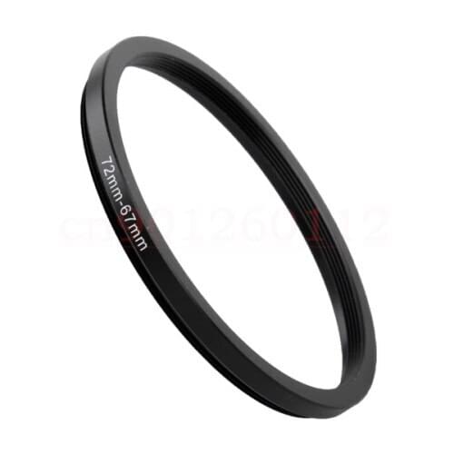10pcs 72-67MM 72MM - 67MM 72 to 67 Step up Down Filter Ring adapters , LENS, LENS hood, LENS CAP, and