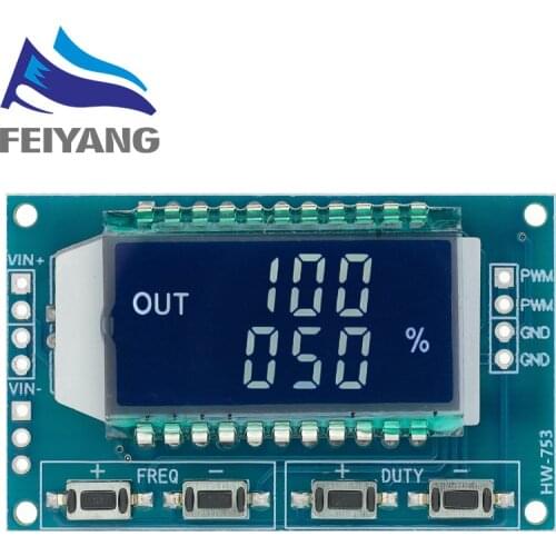 10pcs PWM Pulse Frequency Duty Cycle Adjustable Module LCD Display 1Hz-150Khz 3.3V-30V PWM Board Module