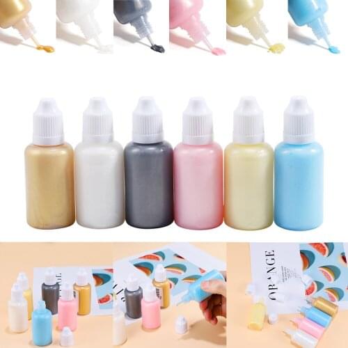 30g 6 Colors Epoxy Resin Outline Drawing Paste Epoxy Resin Diffusion Pigment For DIY Resin Mold 3D Crystal Crafts Art Making