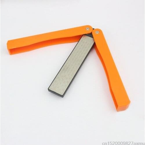 50PCS Folding Pocket Sharpener Diamond Knife Sharpening Stone Whetstone Kitchen Repair Tools Knife Sharp Grinding Stone For Camp