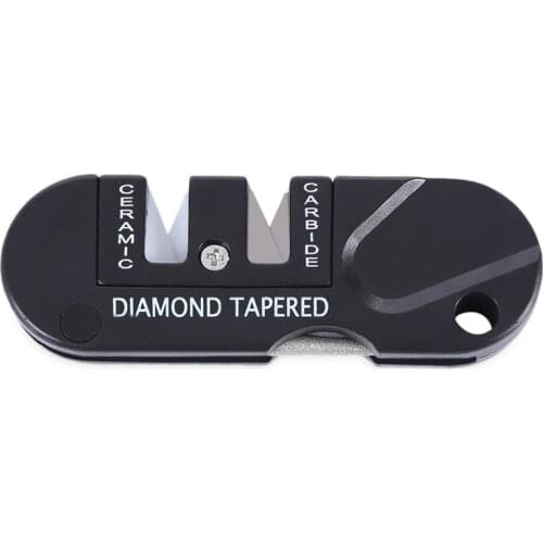 Sharpener Diamond Tool Camp Gear Hike Tungsten Ceramic Sharpen Fish Hook Pocket Carbide Knife Whetstone Outdoor Portable Tools