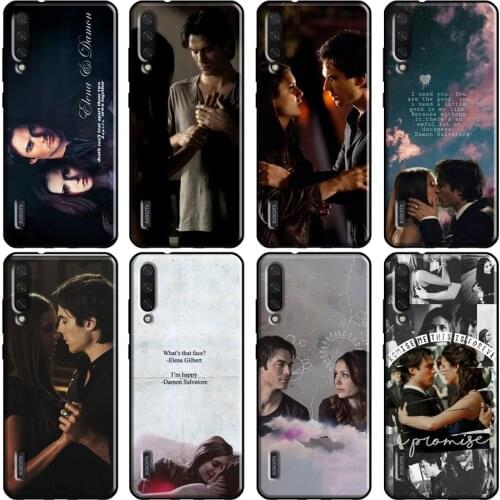 Damon Elena The Vampire Diaries Cover For Xiaomi Mi 11 9T 10T Pro Mi A1 A2 A3 Note 10 Lite Case For POCO M3 F2 Pro X3 Fundas