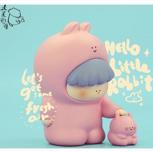 Trendy Blind Box with You Series Cute Toys Girl Heart Hand-made Warm Healing Doll Decoration Anime Figure Doll Desk Accessories