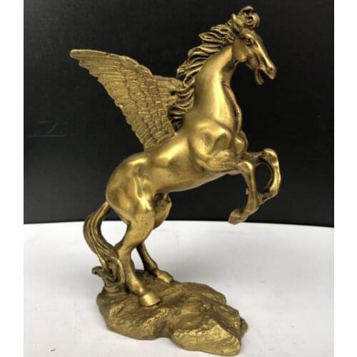 China brass fly horse crafts statue