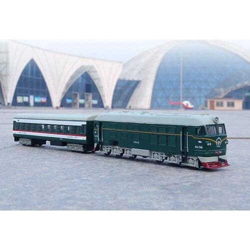Classic nostalgic 1:87 Dongfeng 7246 train alloy model,sound and light pull back model,exquisite collection&gifts,free shipping