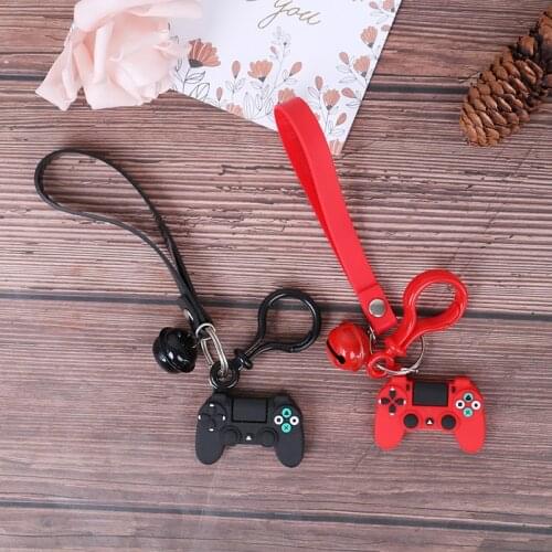 Fashion Video Game Console Controller Keychain Key Chain Ring Creative Cartoon Joystick Model Handle Keychain Car Bag Accesorios