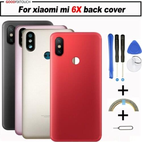 For xiaomi mi 6X Front Bezel Frame Faceplate Housing Case with back cover For xiaomi 6X Back cover Replacement Parts