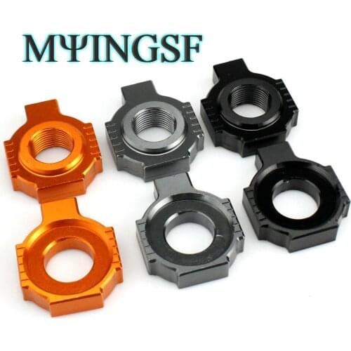 Chain Adjuster For KTM 85 250 350 400 450 520 525 MXC SXS EXC-G Motorcycle Accessories Regulator Sliders Blocks Adjustable Part