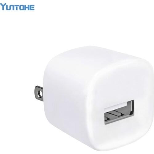 5V 1A US/EU Plug cube USB Travel AC Power Wall charger Adapter Charger For iPod For Iphone 5 6plus 6 6S 7 7plus 8 X 10pcs/lot