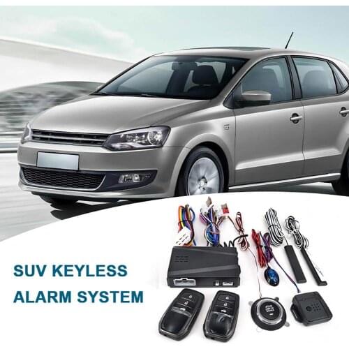 SUV Keyless Alarm System Car SUV Keyless Entry Engine Start Push Button Remote Starter Stop Auto Car Accessories Tool