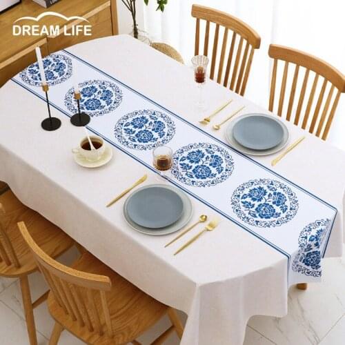 Colorful PVC Tablecloth Dinner Table Cloth Kitchen Waterproof Rectangular Picnic Mat Table Cover for Kitchen Living Room Decor
