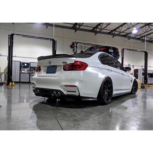 Real Carbon Fiber PSM Style F30 Spoiler Wing Car Rear Trunk Boot Lip Spoiler Wing Lip For BMW F30 330i 335i 2013-2018