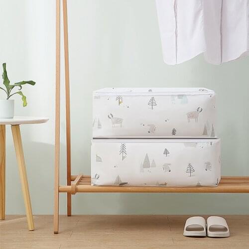 Multiple patterns Quilt Storage Bag Home Clothes Quilt Pillow Blanket Storage Bag Travel Luggage Organizer Dampproof Sorting Bag