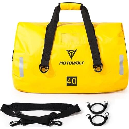 Vehemo Motorcycles Bag for Back Seat High Capacity Storage Waterproof 40L 66L 90L Motorcycle Brigade Motorcycles Storage Bag