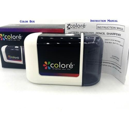 Electric Auto Pencil Sharpener Touch Switch Pencil Sharpener For 6-8mm Pencil and Color Pencil School Office Home Stationery