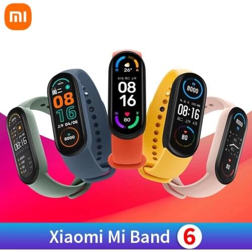 Original Xiaomi Mi Band 5 Smart Bracelet 4 Color 1.1" AMOLED Screen Heart Rate Fitness Tracker Bluetooth 5.0 Waterproof Miband5