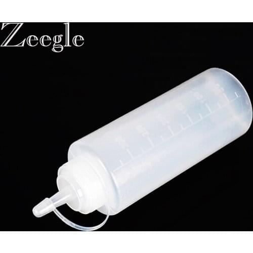 Zeegle Squeeze Salad Ketchup Bottle BBQ Soy Sauce Dispensing Bottles Salad juice Pot Salad Bottle Oil Cans 350ML