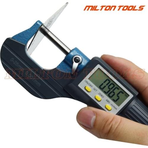 0-25mm 0.001 mm digital electronic outside micrometer 0-25 mm with Extra Large LCD Screen measuring tools With Retail Box