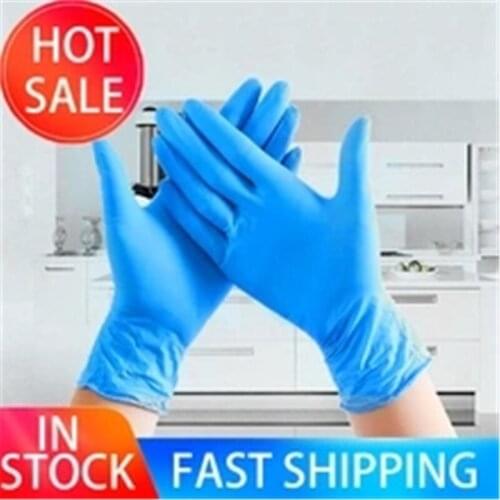 100 pièces gants Latex jetables gants de nettoyage universels multifonctionnels cuisine alimentaire cosmétique gants jetables