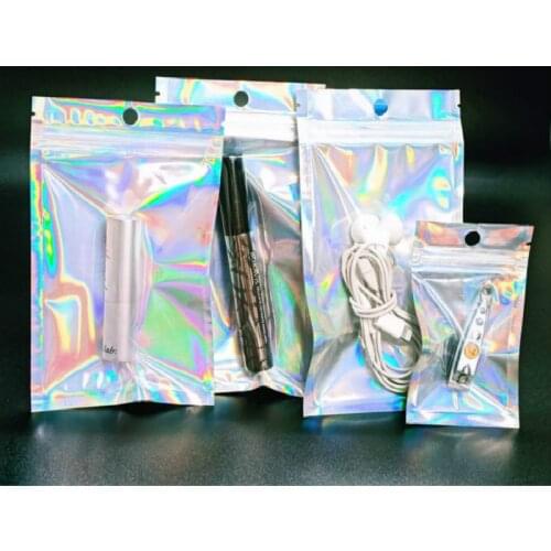 100PCS Resealable Ziplock Bags Aluminum Foil Bag for Party Food Storage Nuts Candy Cookies Snack Ziplock Bags